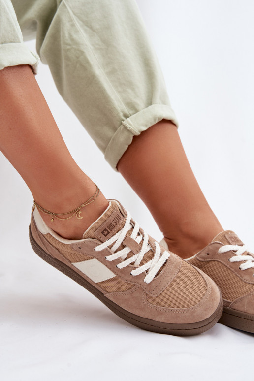 Tenisky model obuvi Dámske Big Star TT274177 slonovina