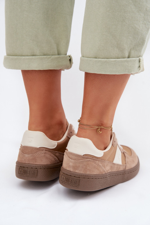 Tenisky model obuvi Dámske Big Star TT274177 slonovina