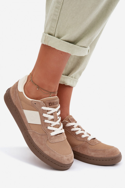 Tenisky model obuvi Dámske Big Star TT274177 slonovina