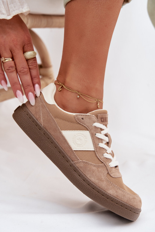 Tenisky model obuvi Dámske Big Star TT274177 slonovina