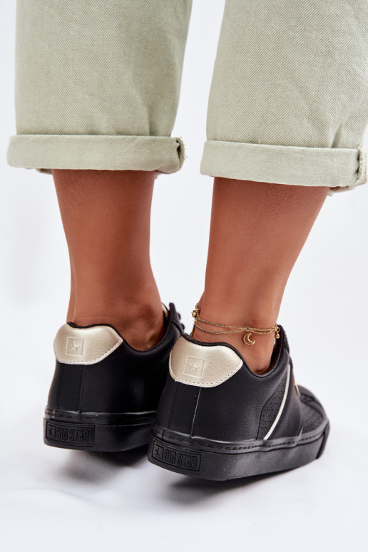 Tenisky model obuvi Dámske s prvkami prelamovania Big Star TT274290 čierna