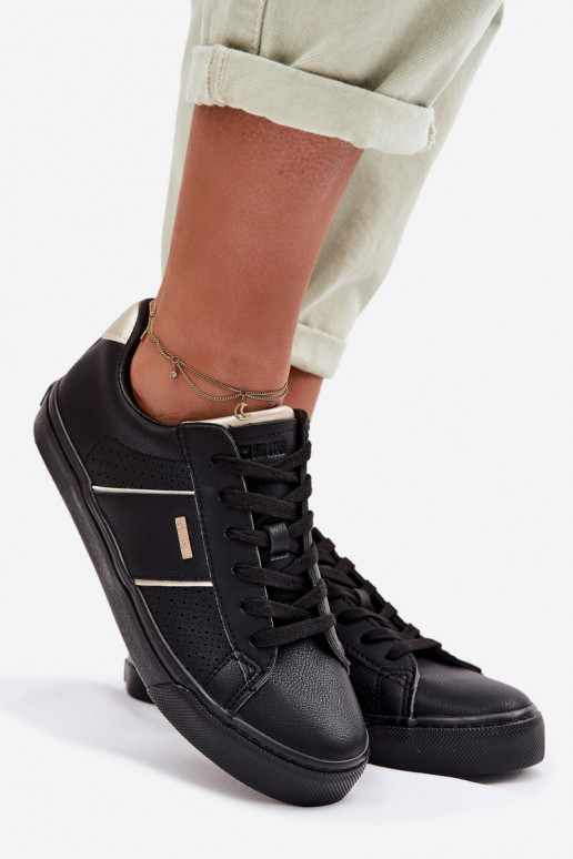 Tenisky model obuvi Dámske s prvkami prelamovania Big Star TT274290 čierna