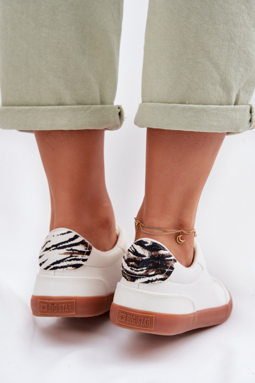 Tenisky model obuvi Dámske materiál Big Star TT274357 biela farba