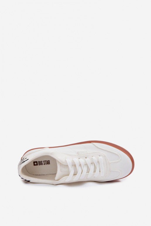 Tenisky model obuvi Dámske materiál Big Star TT274357 biela farba