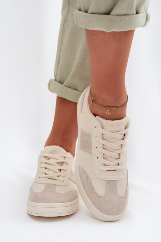 Tenisky model obuvi Dámske Big Star TT274155 béžová