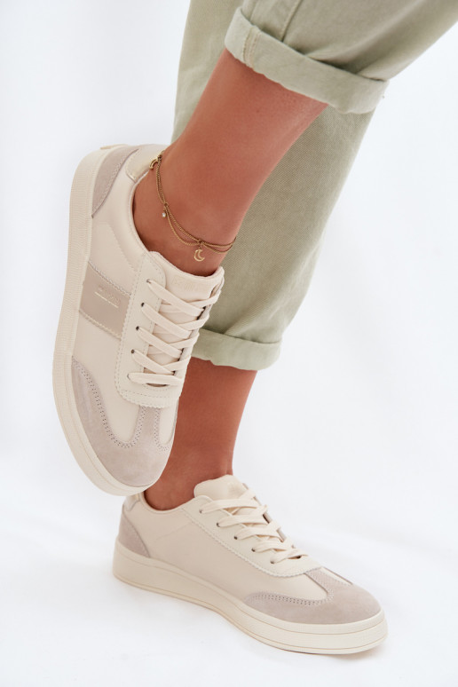 Tenisky model obuvi Dámske Big Star TT274155 béžová