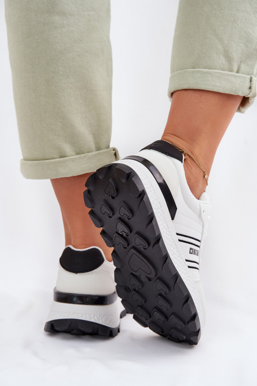 Tenisky model obuvi Dámske s platformou Big Star TT274882 Hi-Poly System biela farba