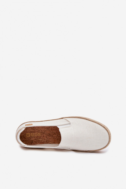Espadrilky s platformou Big Star TT274090 slonovina