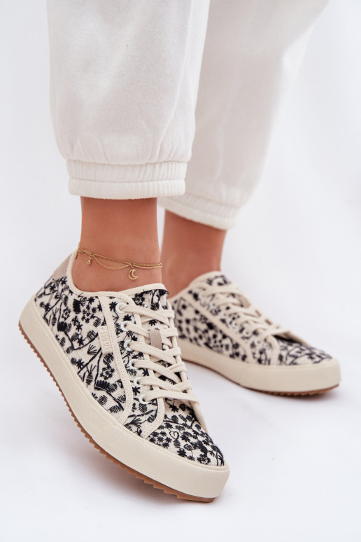 bežná obuv Tenisky Dámske Big Star TT274842 slonovina