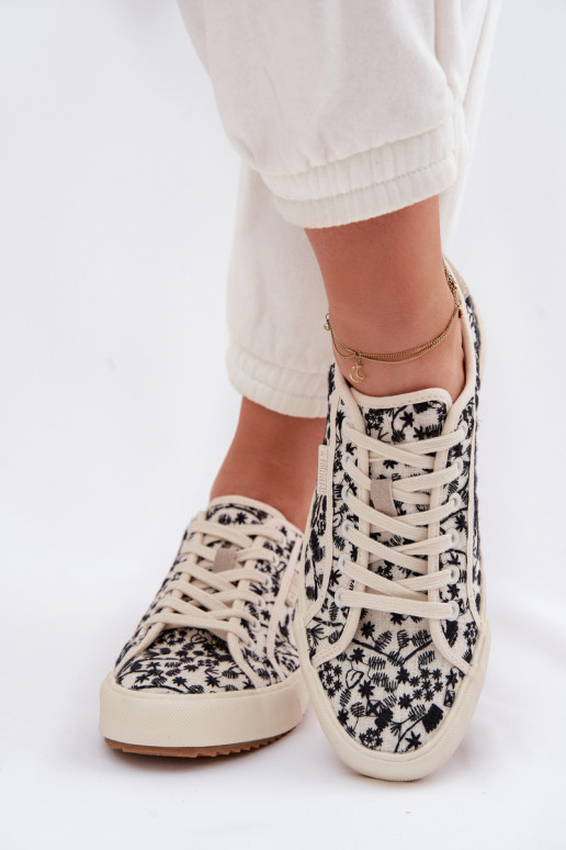 bežná obuv Tenisky Dámske Big Star TT274842 slonovina