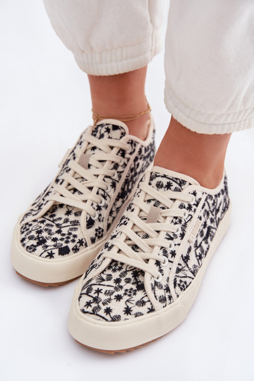 bežná obuv Tenisky Dámske Big Star TT274842 slonovina