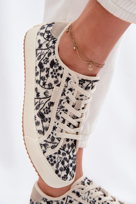 bežná obuv Tenisky Dámske Big Star TT274842 slonovina