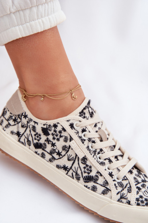 bežná obuv Tenisky Dámske Big Star TT274842 slonovina