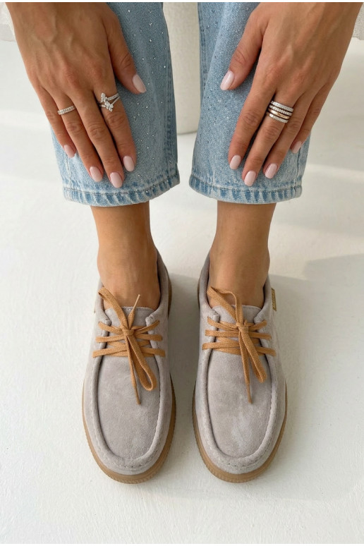 topánkyZapnutéturalnego zo semišuu Vinceza 95391 béžová