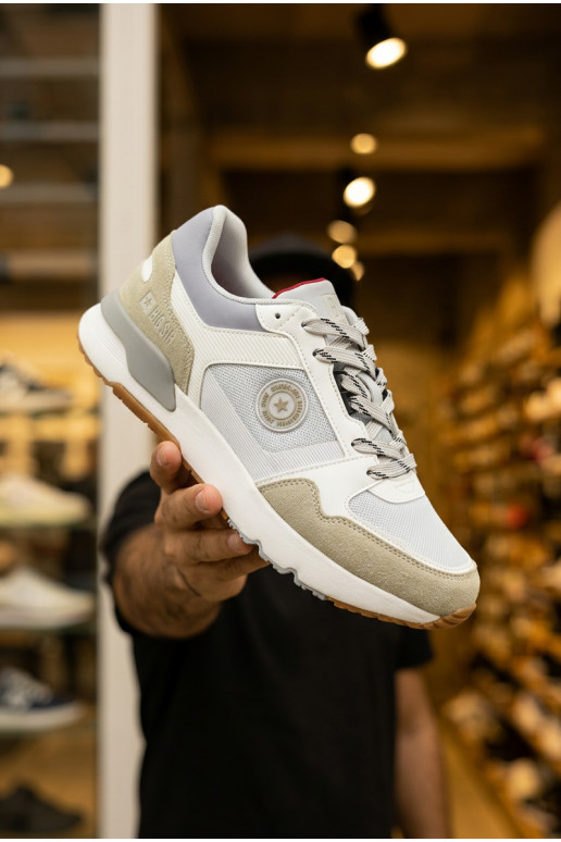 Tenisky model obuvi pre mužov s platformou Big Star TT174032 biely-Modrá