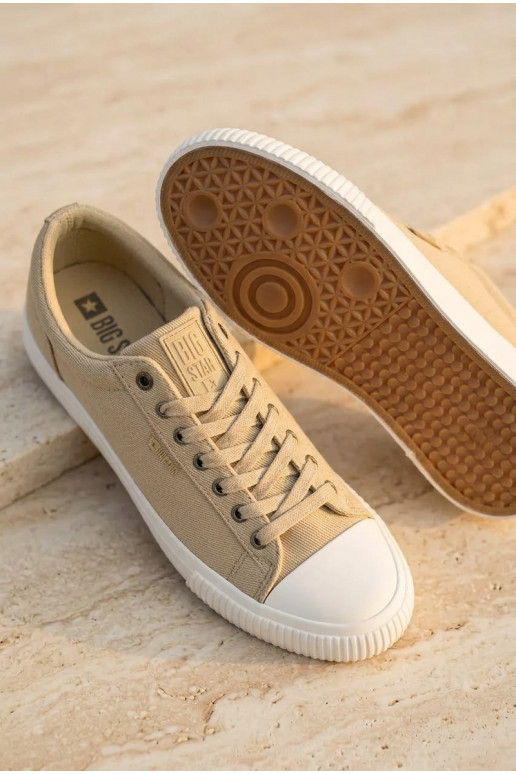 Nízka Pánske topánky na voľný čas Big Star TT174115 béžová