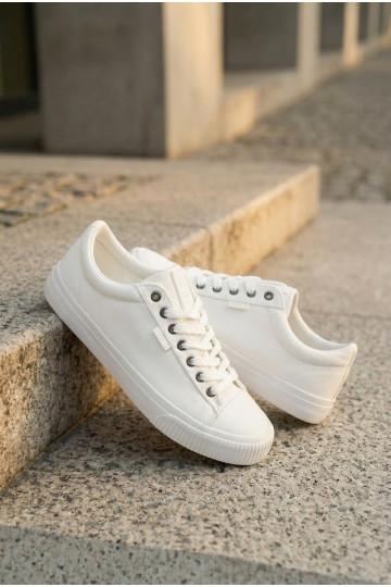 Nízka Pánske topánky na voľný čas Big Star TT174112 biela farba