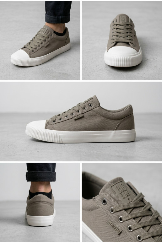 Nízka Pánske topánky na voľný čas Big Star TT174113 sivá