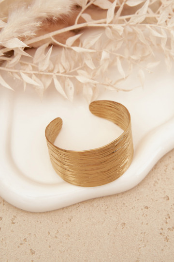 Náramok Žena z nerezovej ocele zlatej farby 2