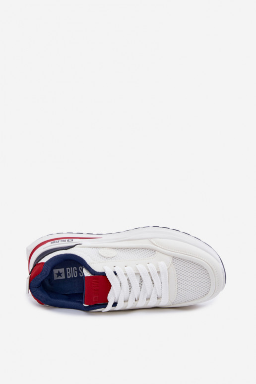 tenisky pre mužov Big Star TT174315 Hi-Poly System biela farba