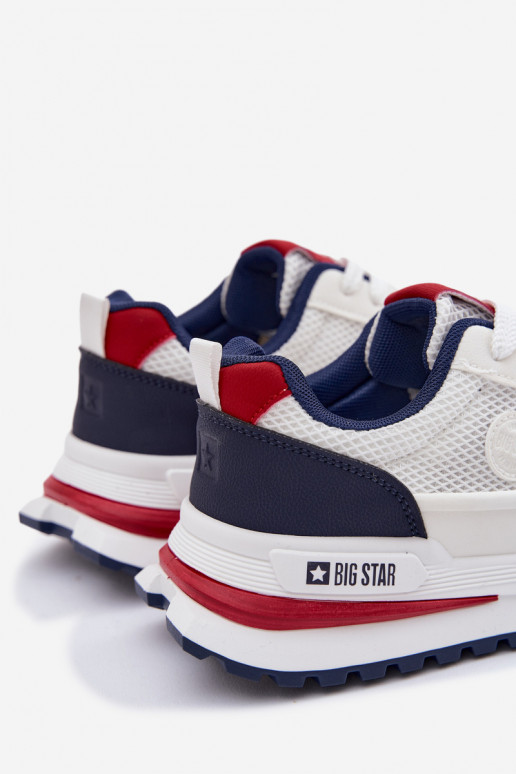 tenisky pre mužov Big Star TT174315 Hi-Poly System biela farba