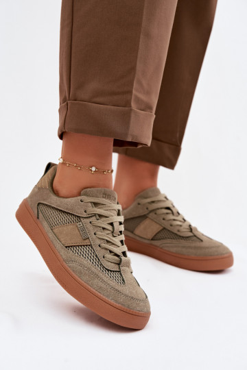 Dámske športové topánky Big Star TT274761 khaki 2