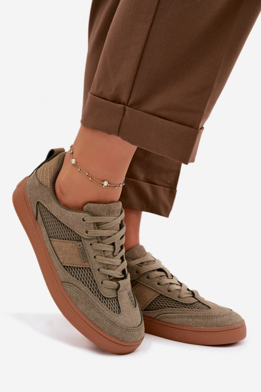 Tenisky model obuvi Dámske Big Star TT274761 khaki farby