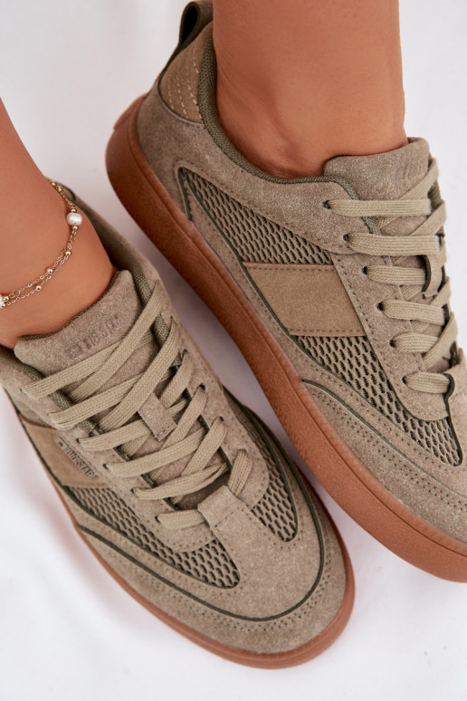 Tenisky model obuvi Dámske Big Star TT274761 khaki farby