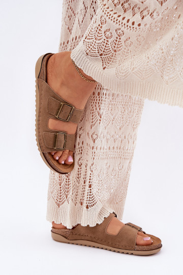 Dámske papuče Preventívna Inblu AA000068 Hnedá farba