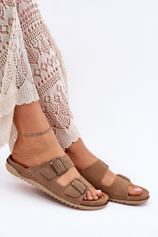 Dámske papuče Preventívna Inblu AA000068 Hnedá farba