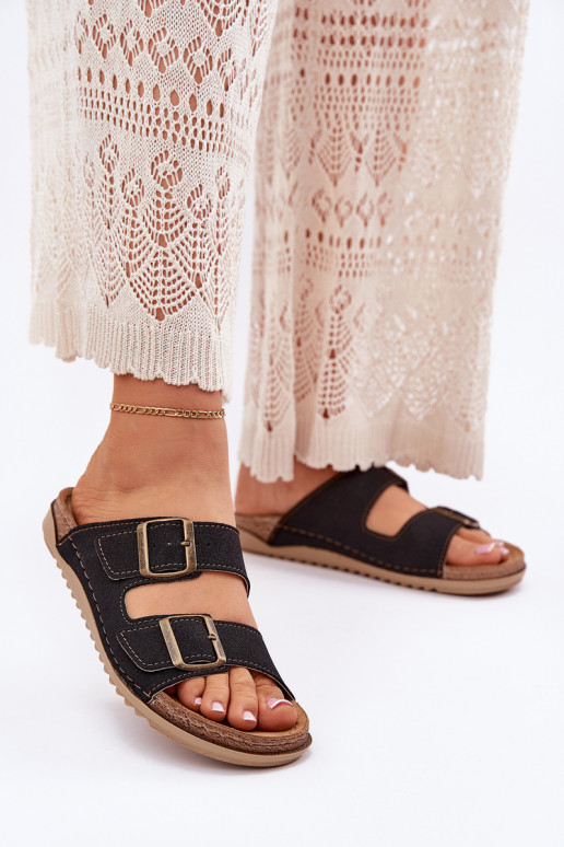 Dámske papuče Preventívna Inblu AA000068 čierna