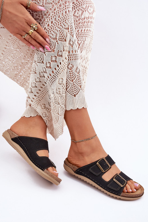 Dámske papuče Preventívna Inblu AA000068 čierna