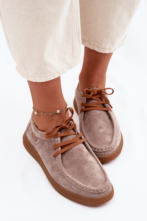 topánkyZapnutéturalnego zo semišuu Vinceza 95391 béžová