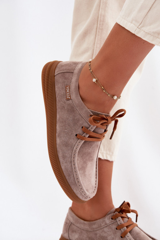 topánkyZapnutéturalnego zo semišuu Vinceza 95391 béžová