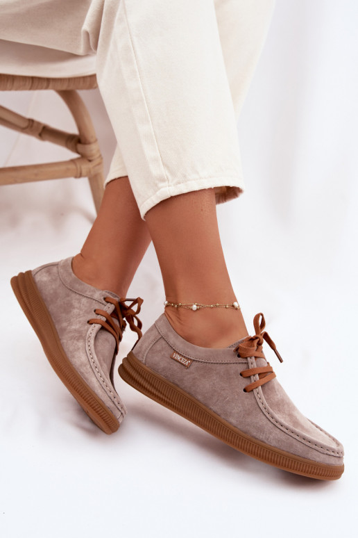 topánkyZapnutéturalnego zo semišuu Vinceza 95391 béžová