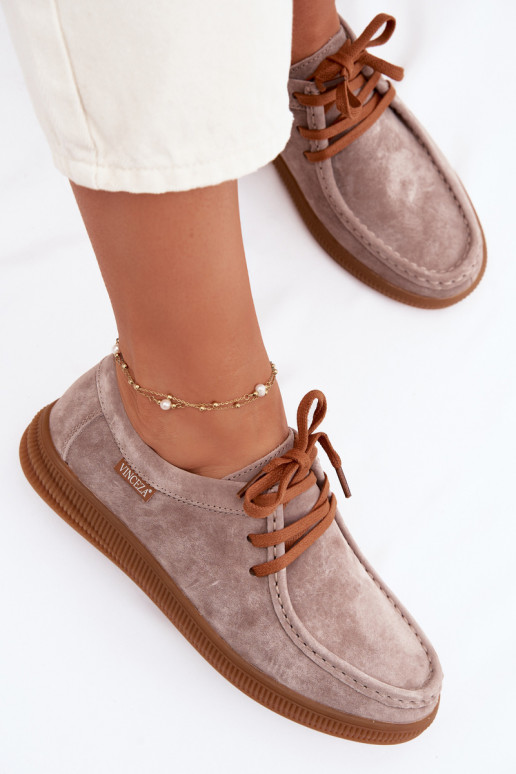 topánkyZapnutéturalnego zo semišuu Vinceza 95391 béžová