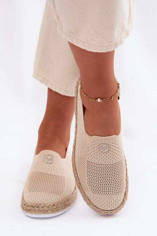 Espadrilky Vinceza 13659 béžová