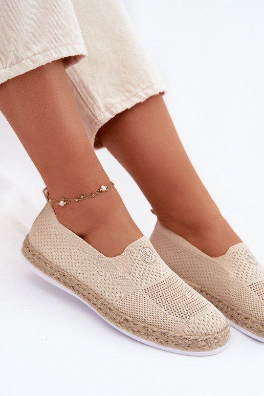 Espadrilky Vinceza 13659 béžová