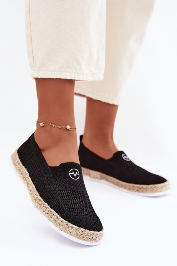 Espadrilky Vinceza 13659 čierna 2