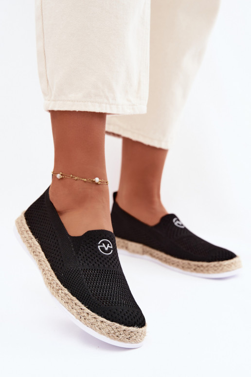 Espadrilky Vinceza 13659 čierna