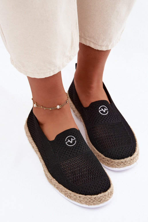 Espadrilky Vinceza 13659 čierna