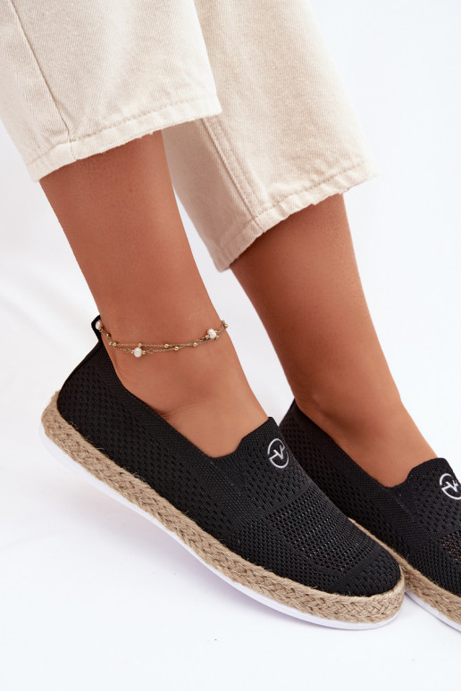 Espadrilky Vinceza 13659 čierna