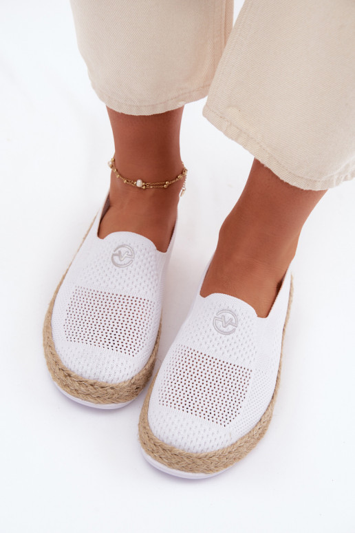 Espadrilky Vinceza 13659 biela farba
