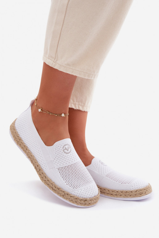 Espadrilky Vinceza 13659 biela farba