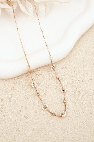 Bez krku S kvetmi Stal NierdzeInna zlatej farby