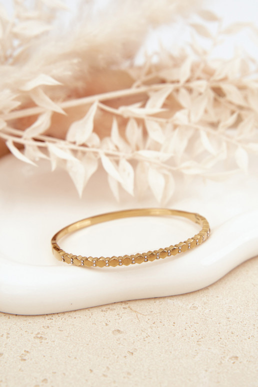 Náramok ŽenaMálýma zirkóny Stal NierdzeInna zlatej farby