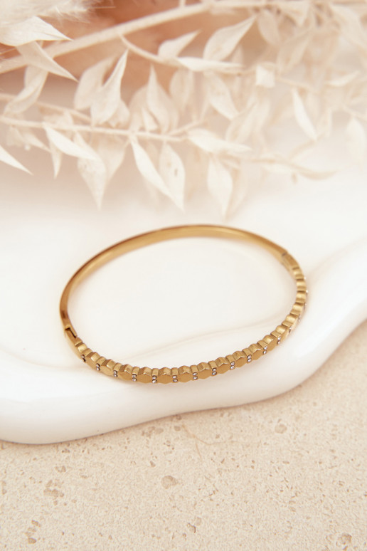 Náramok ŽenaMálýma zirkóny Stal NierdzeInna zlatej farby