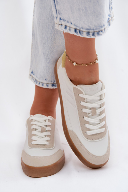 Tenisky model obuvi Dámske z eko kože Big Star TT274310 biela farba