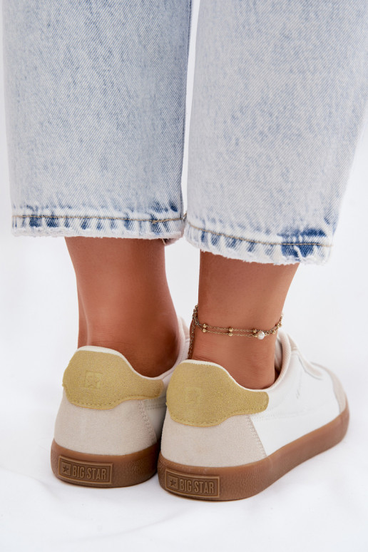 Tenisky model obuvi Dámske z eko kože Big Star TT274310 biela farba