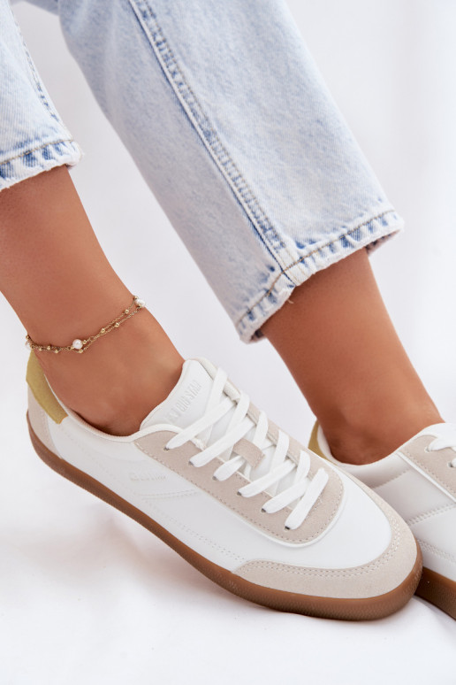 Tenisky model obuvi Dámske z eko kože Big Star TT274310 biela farba